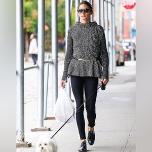 Zara Black and White Women's Sweater